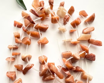 Red Aventurine Nugget Strand