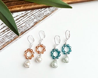 KIT : Crystals and Pearls Earrings