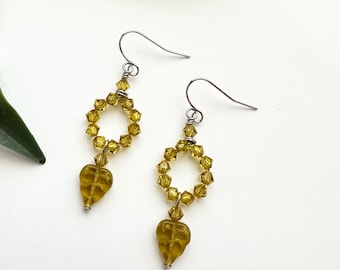 KIT : Crystal Olivine Earrings