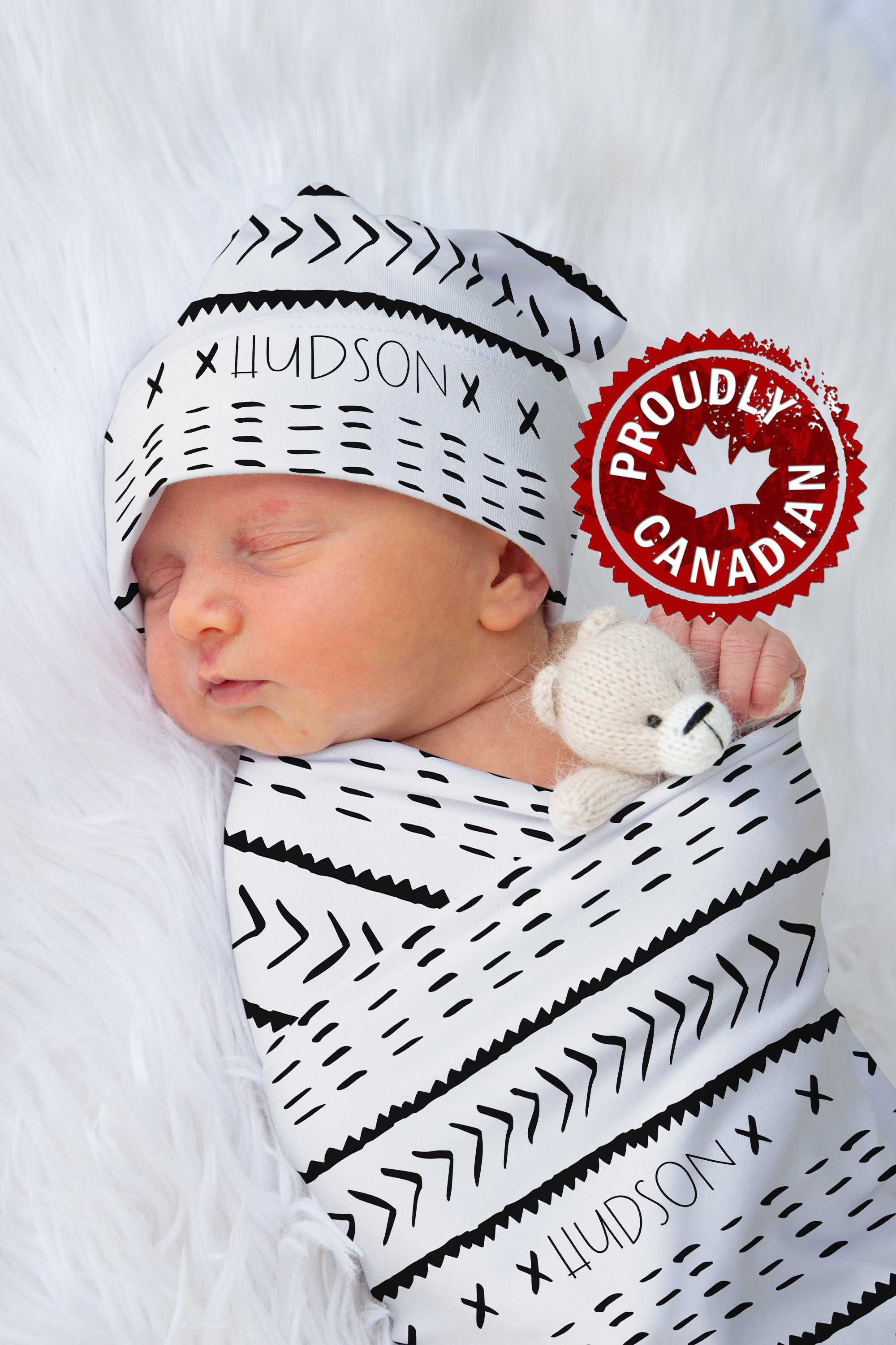 Black and white swaddle hotsell
