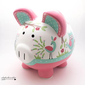 Fiona Fox Personalized Piggy Bank