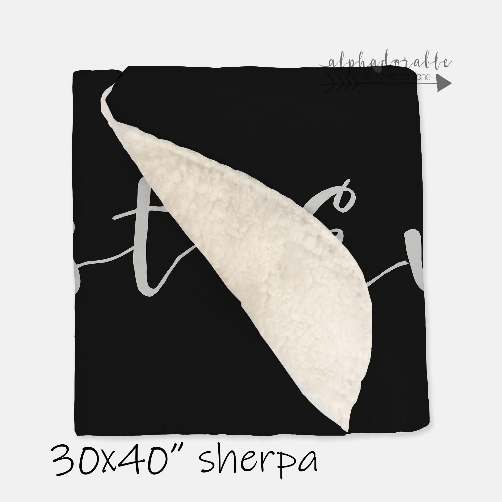 Personalized Minky Baby Blanket in Black and Grey Ombre Etsy