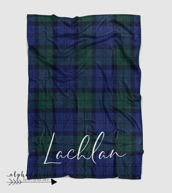 tartan baby blanket