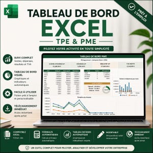 Excel Dashboard for Small and Medium-Sized Businesses | Sales & Expense Tracking | Financial Dashboard | Business Management | Compatible with Excel and Numbers