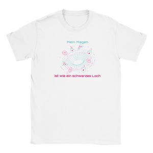 My stomach is a black hole T-shirt, nerd T-shirt, computer scientist gift, sci-fi space design, funny gift for foodies & nerds