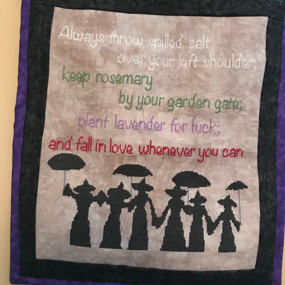 Crafting with the Stitch Witch: Time to Move the Q-Snaps!