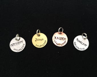 custom cat tag etsy