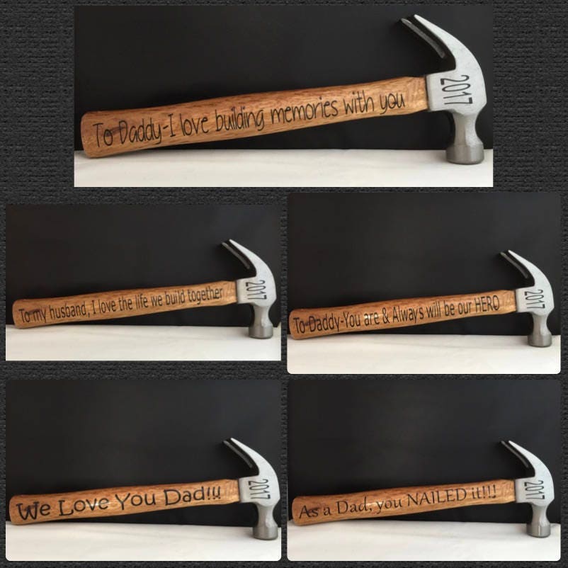 Uncle Personalized Hammer Custom Hammer Gift for Dad Fathers Etsy