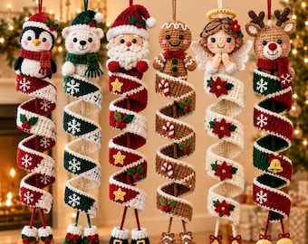Christmas Amigurumi Spiral Ornament Pattern (PDF)