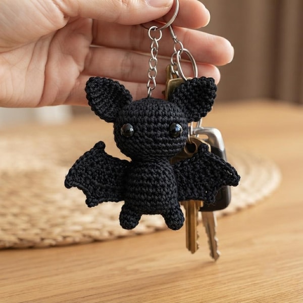 Black Bat Amigurumi Crochet Pattern (PDF Download)