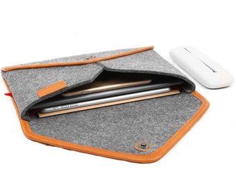 iPad Case Wool iPad Sleeve Tablet Case Leather Purse Handbag Phone Case Leather Edge Laptop Bag Envelope Style iPad Bag Thanksgiving Gift