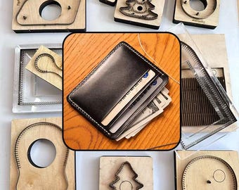 DIY Leather Crafting Tool Set Ultra Thin Card Wallet Cutting Die Precision Mold