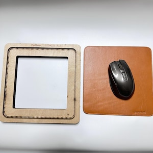 TopHome Leather Mouse Pad Leather Cutting Die Cut Mold, Custom Leather Punch Die Set,Leather Crafts Kraft Tool,Handmade Cutters