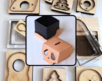 Little Ghost Head Savings Tank Version mold, handmade leather goods knife mold Leather Die leather die cut