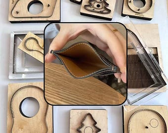 Leather Cutting Dies Set for Thin Small Card Wallet Custom Craft DIY Tool