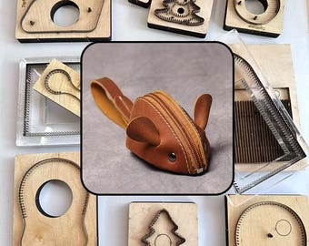 Leather Cutting Dies Set for Leather Craft DIY Custom Leather Goods Making Tool