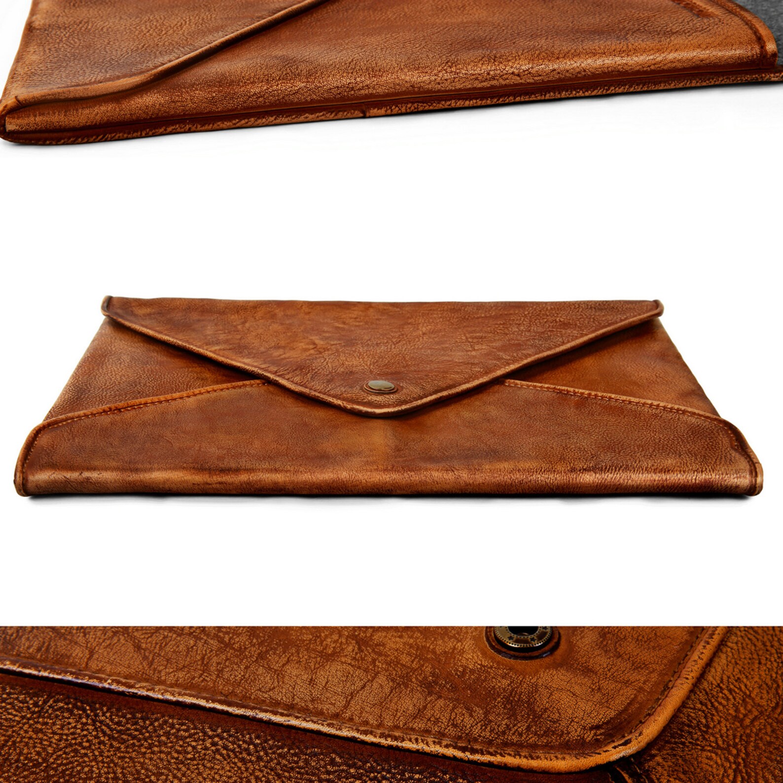 15''leather Macbook Pro Case Leather Laptop Case Etsy