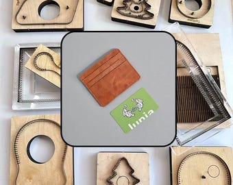 Leather Cutting Dies Set for Vegetable Tanned Leather Card Wallet DIY Craft Tool