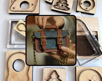 Handmade mini Cambridge bag mold, leather wallet mold, handmade leather goods knife mold Leather Die leather die cut