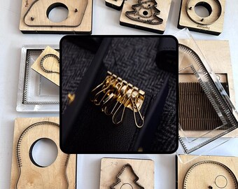 Key case mold, leather wallet mold, handmade leather goods knife mold Leather Die leather die cut