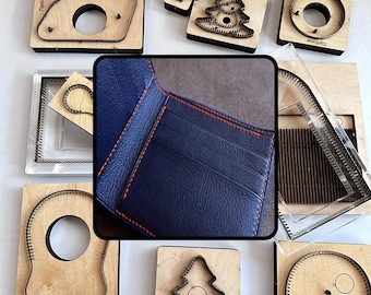 Classic M-power splicing short clip mold, handmade leather goods knife mold Leather Die leather die cut