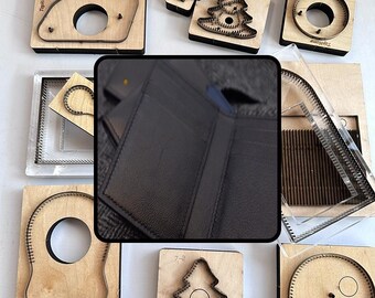 Starry Sky Card Bag Business Card Bag mold, handmade leather goods knife mold Leather Die leather die cut