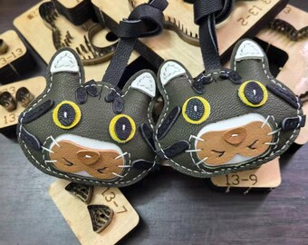 Leather Craft Die Cutting Set Cat Pendant Mold DIY Leatherworking Tool Kit