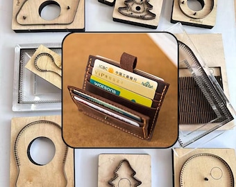 Professional Leather Cutting Die Set for Thin Card Wallet Making