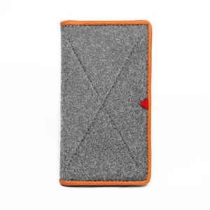 Presente de ação de graças, capa de telefone de feltro TopHome para iPhone 6/6s iPhone7 iPod capa de bolsa de couro com bolso para cartão