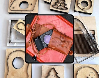 camera bag mold, handmade leather goods knife mold Leather Die leather die cut