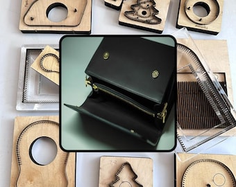 Simple small shoulder bag mold, handmade leather goods knife mold Leather Die leather die cut