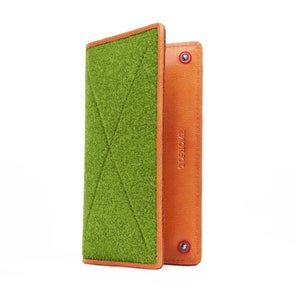 TopHome Geldbörse iPhone 11/ 11 Pro/XR Portemonnaie Hülle One Plus 7 Pro Filztasche Vielseitiges Portemonnaie iPhone 7s/8s/XS Max Hülle LederTasche