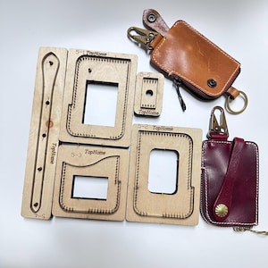 Leather keychain cutting molds, car keychain die-cutting knives, custom leather cutting dies, die-cutting tools