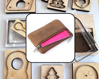 Premium Leather Cutting Dies Kit for Mini Purse Top Grain Leather Craft Tool