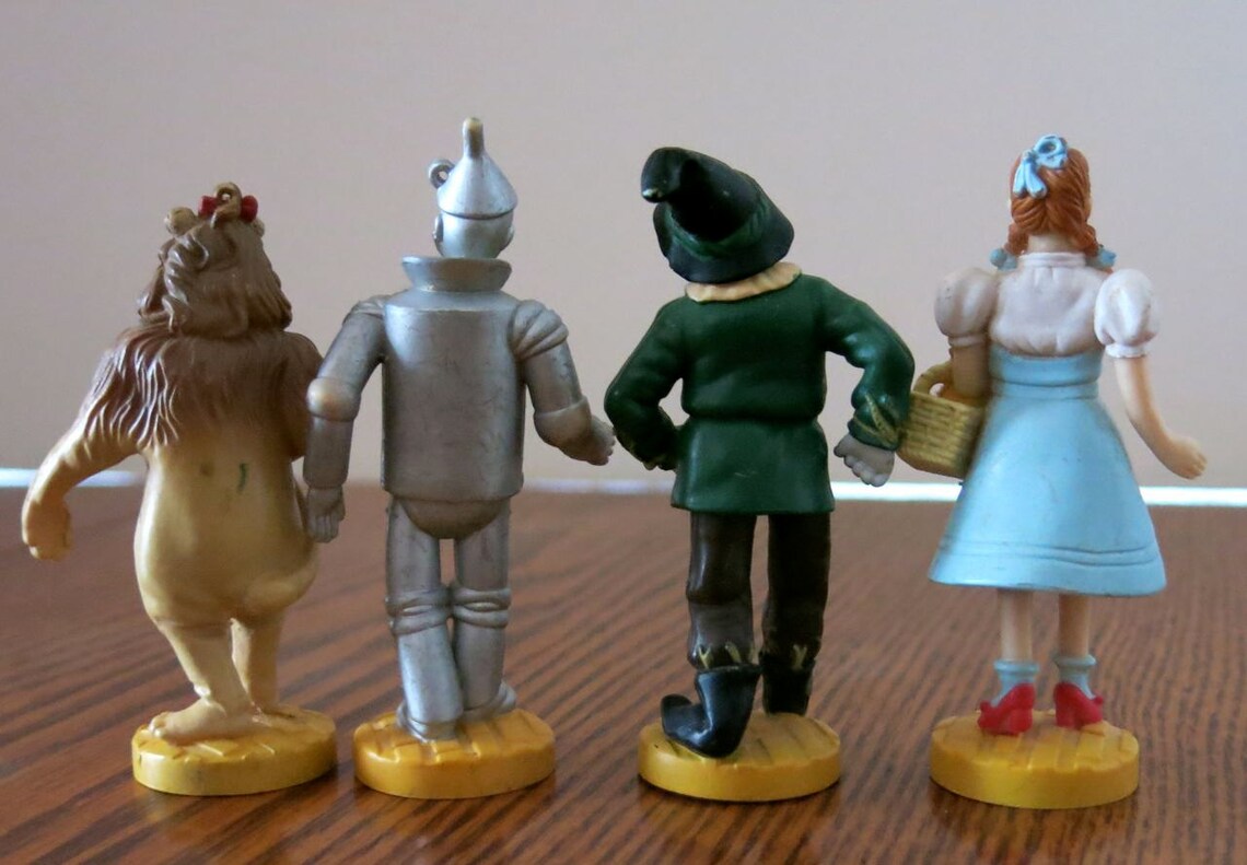 Set of 4 WIZARD of OZ Figurines from 1987 Set MGM Turner Etsy