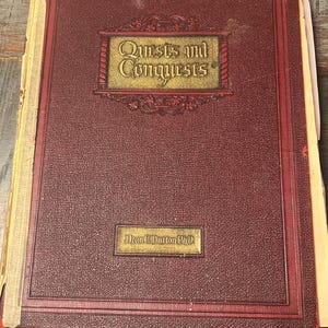Antique 1930s "Quests and Conquests" by Dean C. Dutton PhD | Motivational Self-Help Book | Life Service Publishing