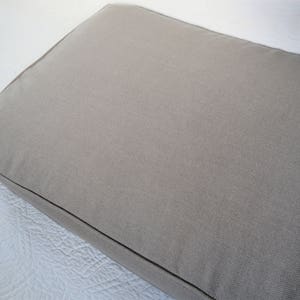 Bench Seat Cushion Linen 1m x 40 x 5cm