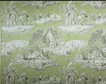 Dumas Meadow Green Bench cushion 1.3 x 40 x 5cm