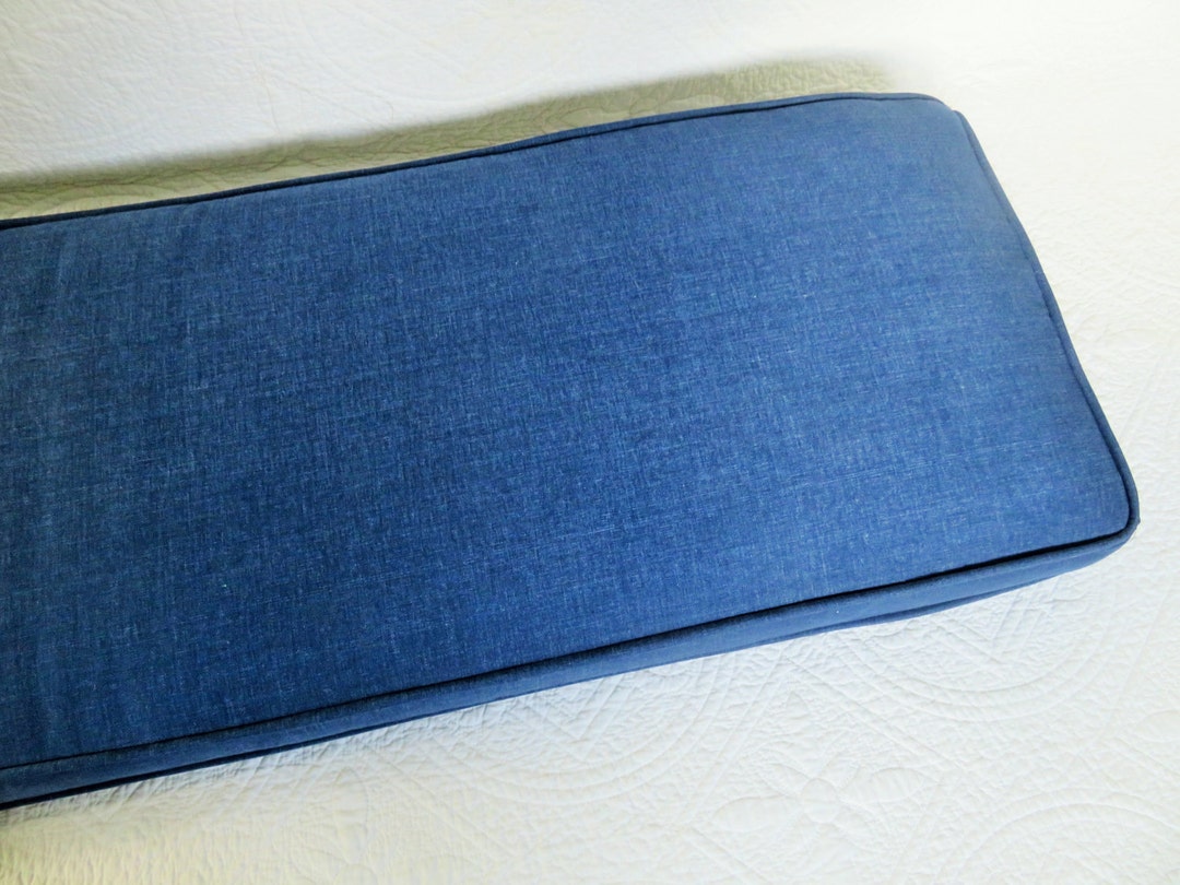 Linen Bench Cushion 1m X40 X 10cm Etsy