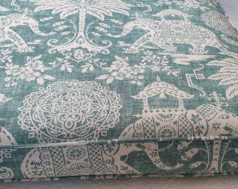 Bench Seat Cushion Maharaja Emerald 1.2m x 40 x 5cm