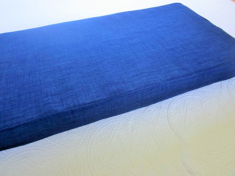 Custom bench seat cushion 1.2m x 40cm x 5cm image 1