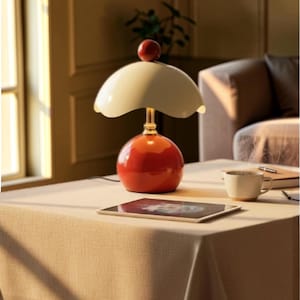 Handcrafted Eggshell Table Lamp, Unique Ambient Mood Light, Cozy Bedroom Lamp, Decorative Bedside Light, Artistic Home Decor