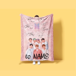 Bts Blankets - Etsy