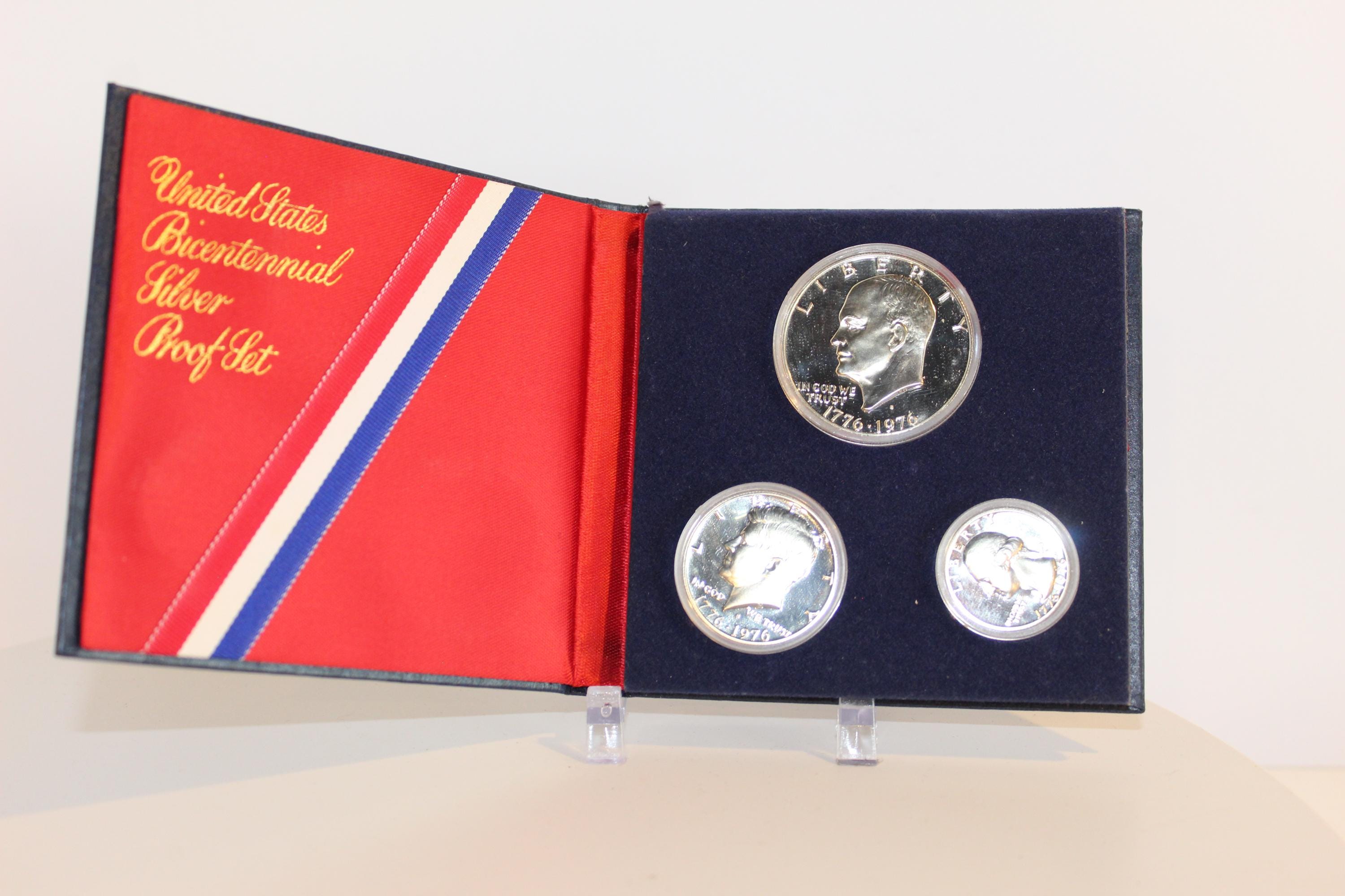 Us Mint Bicentennial Silver Proof Set - Etsy