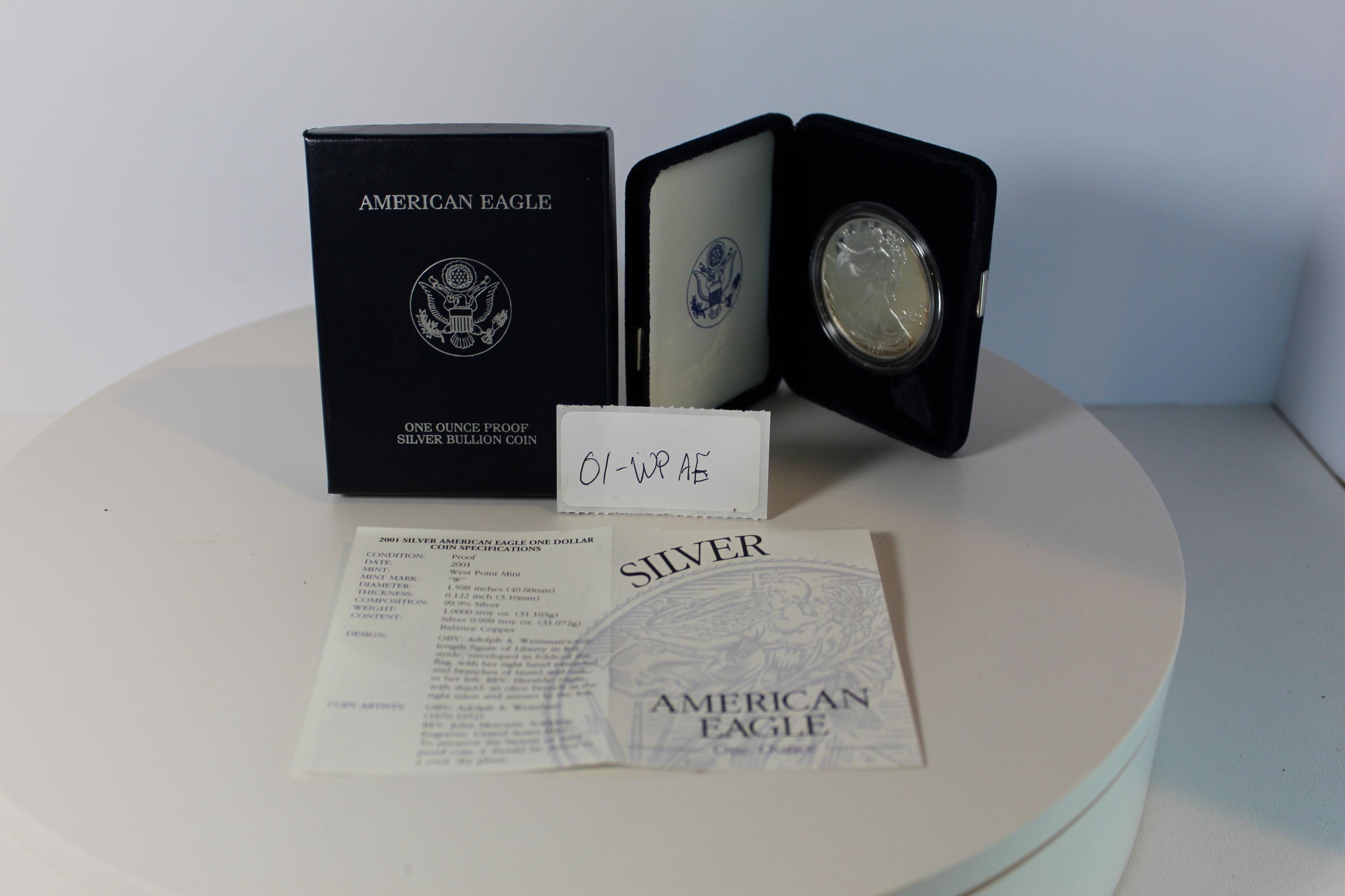 2001 American Eagle Silver Dollar - Etsy
