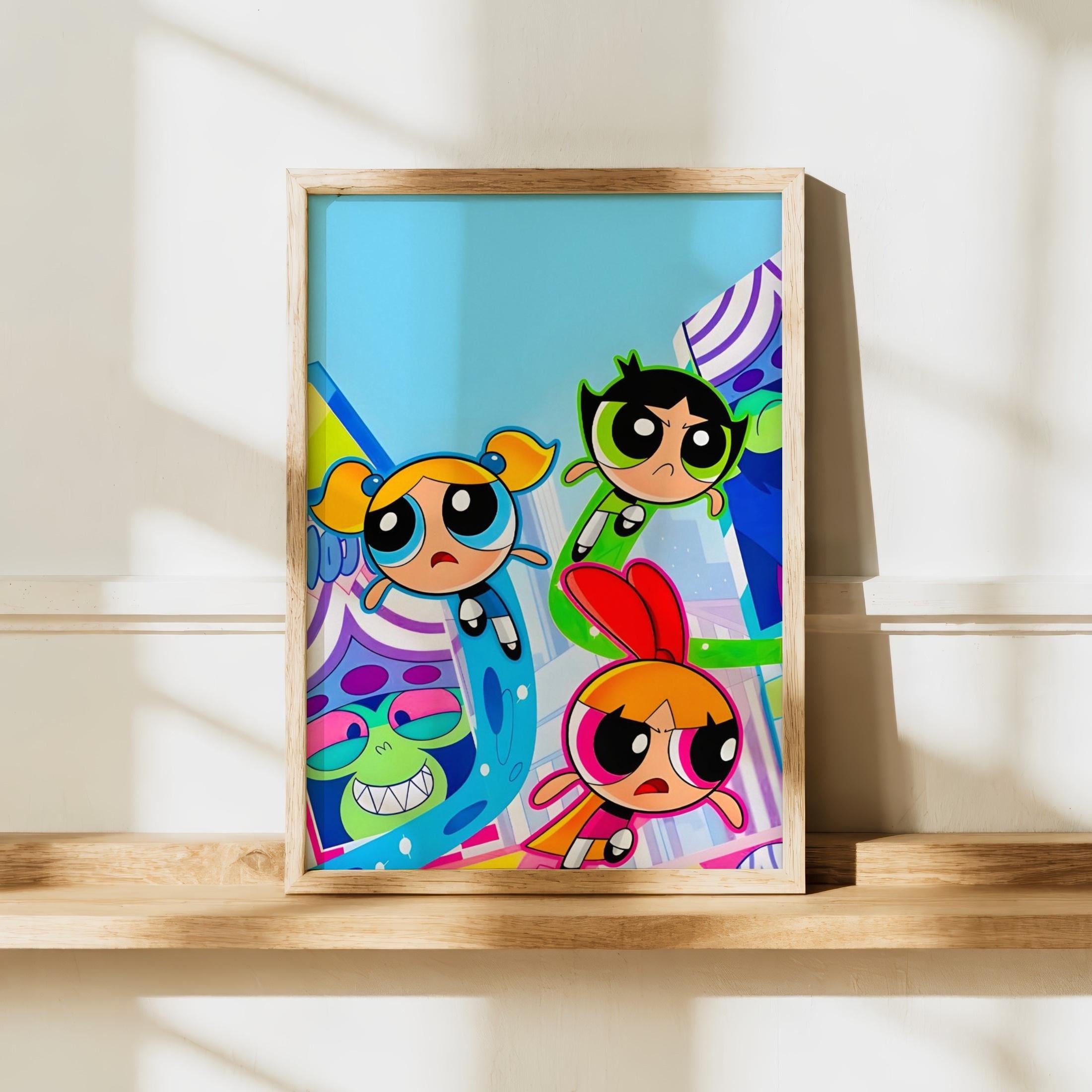Powerpuff girls poster - Etsy 日本