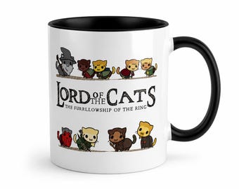 Lord of the Cats – Tasse für Herr der Ringe Fans | Geschenk für Katzenliebhaber und Fantasy-Fans