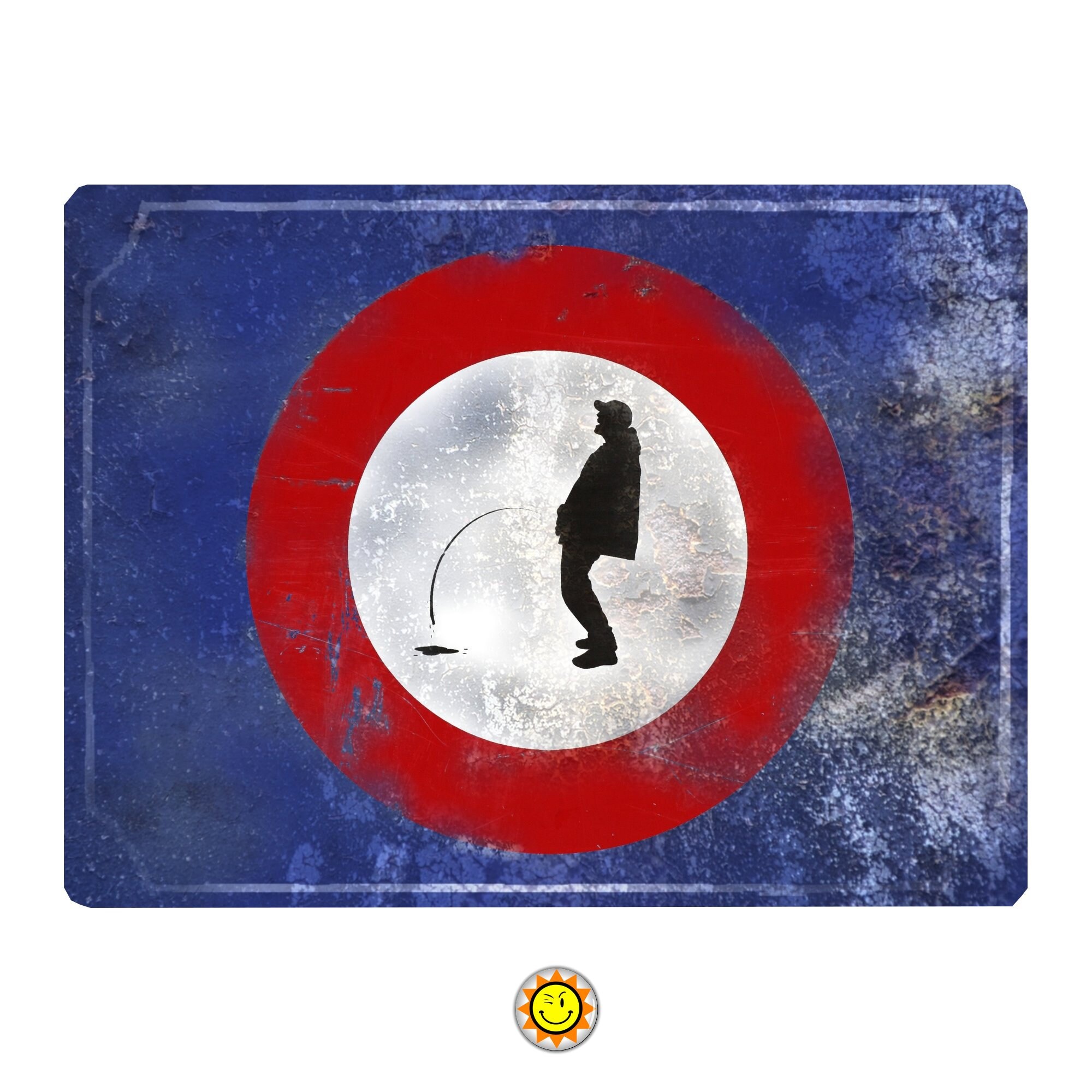 Plaque Porte Panneau Interdit Signe Defense Humour Deco Idee Cadeau Aluminium ...