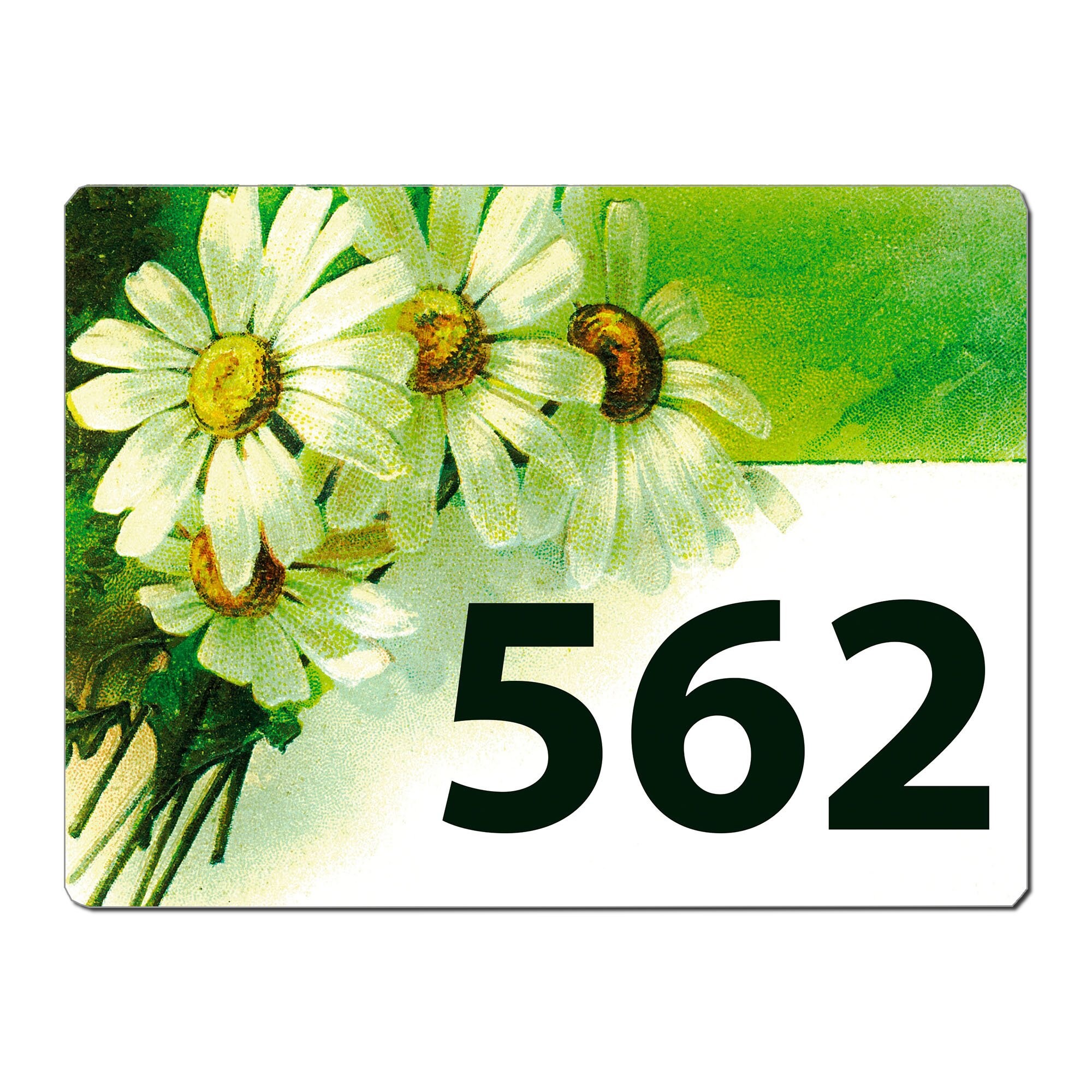 Plaque Maison Numero à Personnaliser Aluminium Porte Fleurs Floral Vintage French