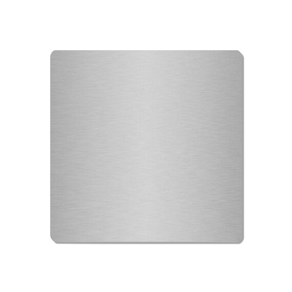 Placa para Buzon Aluminio Plata Grabada